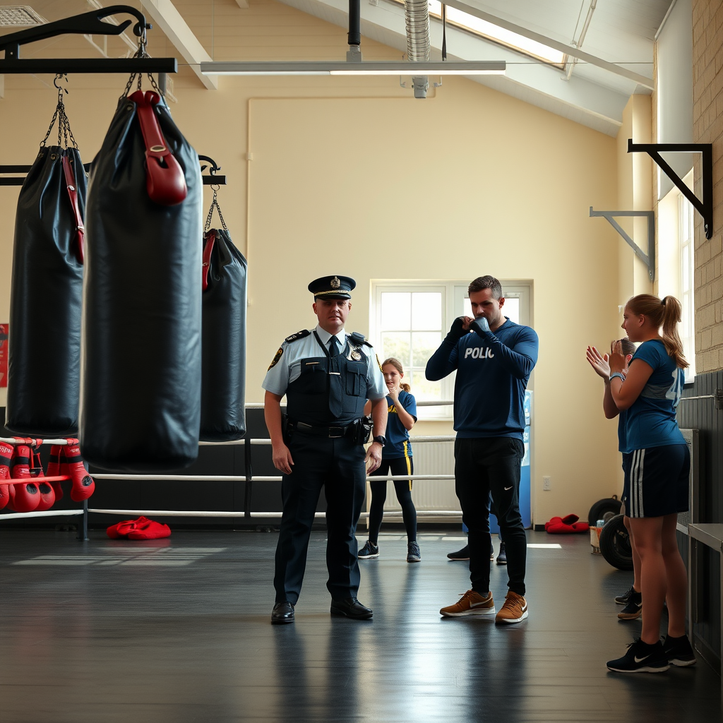 Police and Newport boxing gym partner for school programmes
